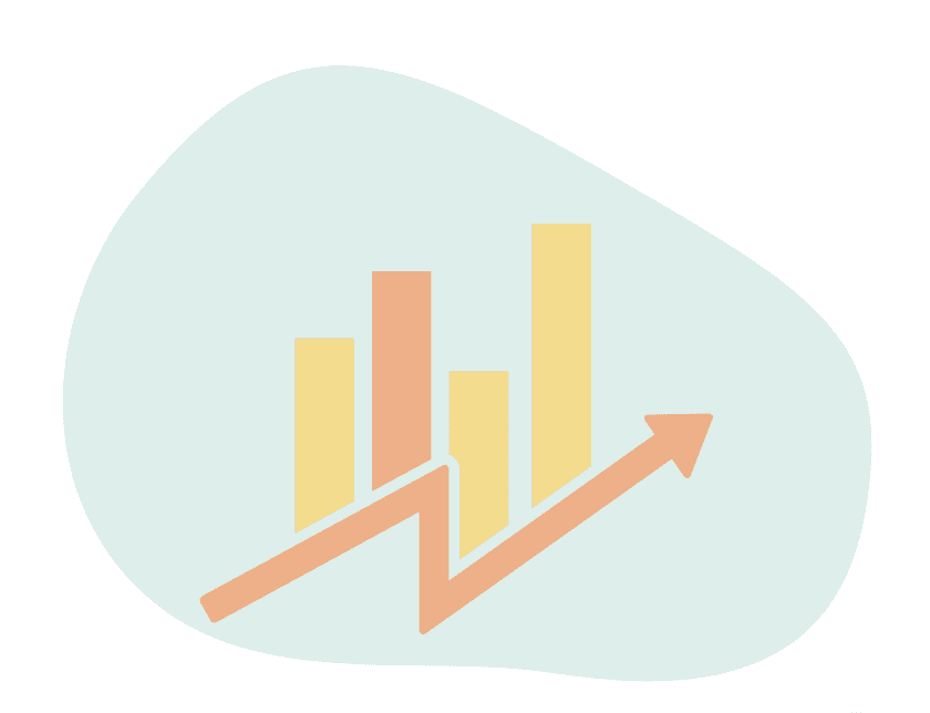 Image décorative représentant une croissance 