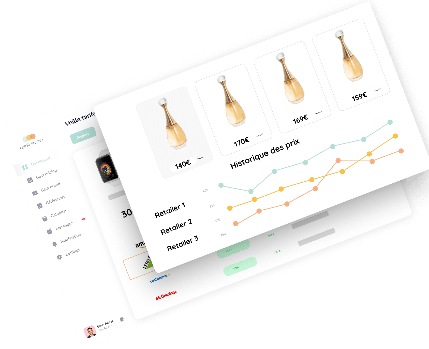 Retail Shake - Outil de veille concurrentielle le plus complet